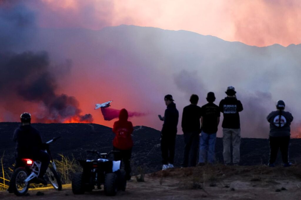 hughes fire incendio los angeles santa clarita