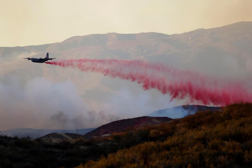 hughes fire incendio los angeles santa clarita