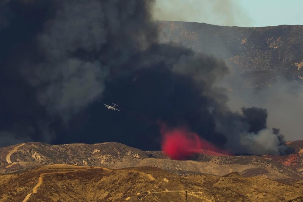 hughes fire incendio los angeles santa clarita