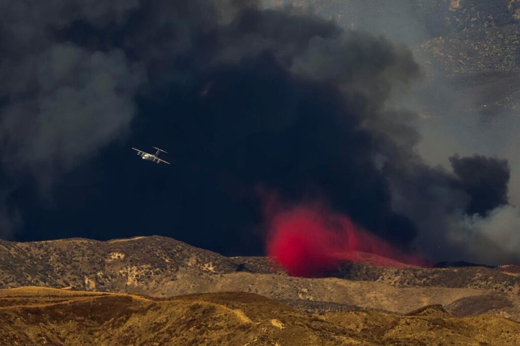 hughes fire incendio los angeles santa clarita