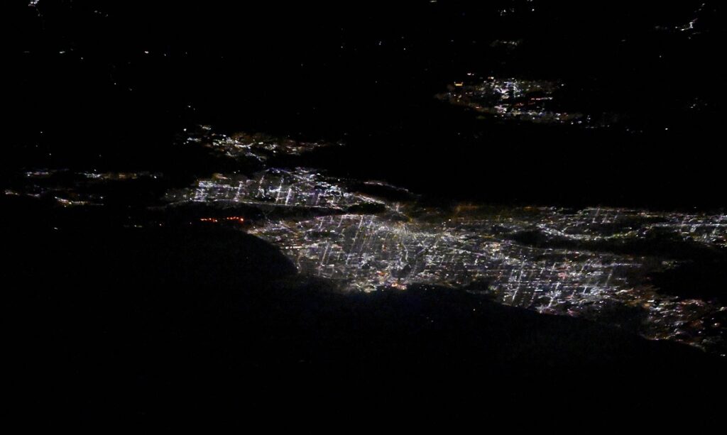 incendi los angeles foto iss