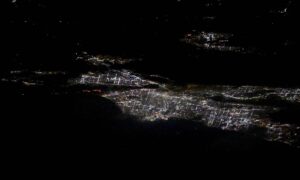 incendi los angeles foto iss