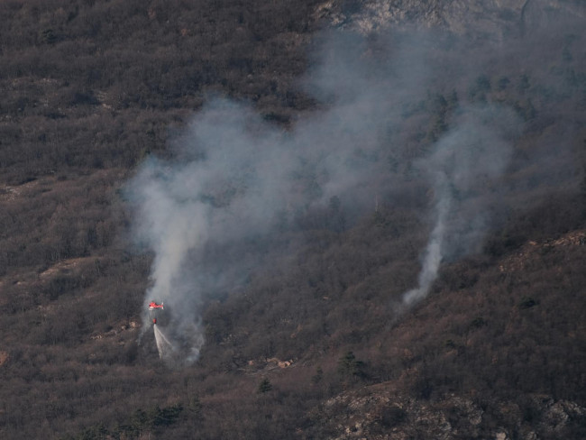 incendio Villa Lagarina trentino