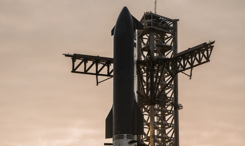 lancio volo 7 starship oggi