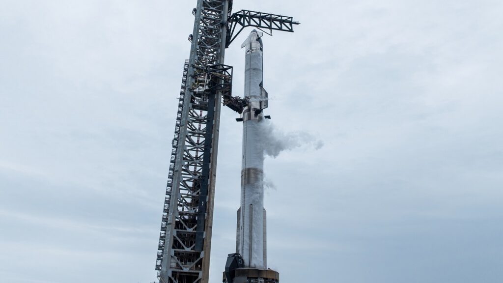 lancio volo 7 starship spacex