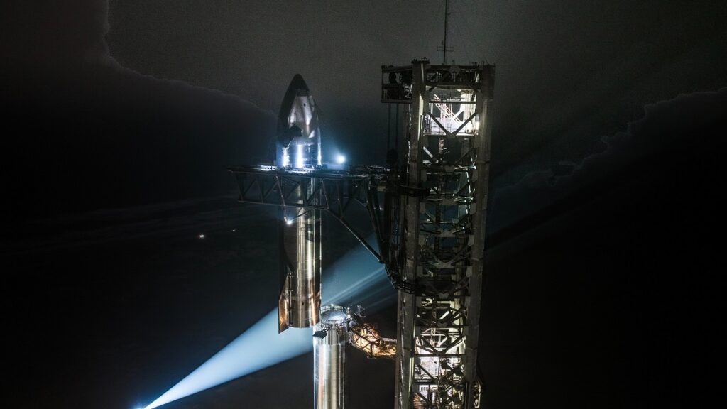 lancio volo 7 starship spacex