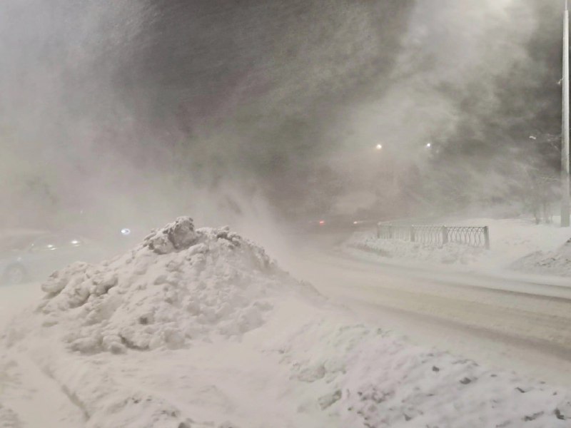 neve Murmansk Russia