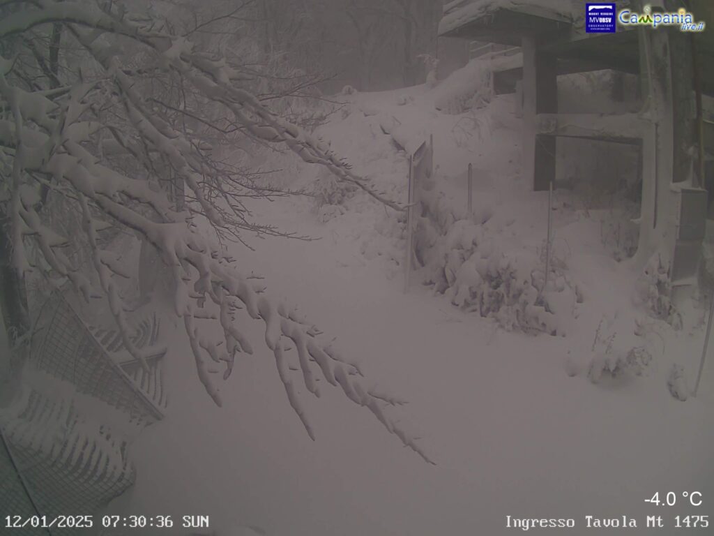 neve oggi campania basilicata calabria
