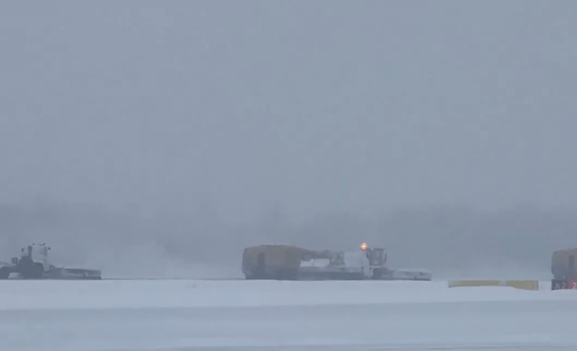 Forti nevicate in Russia: caos voli a San Pietroburgo