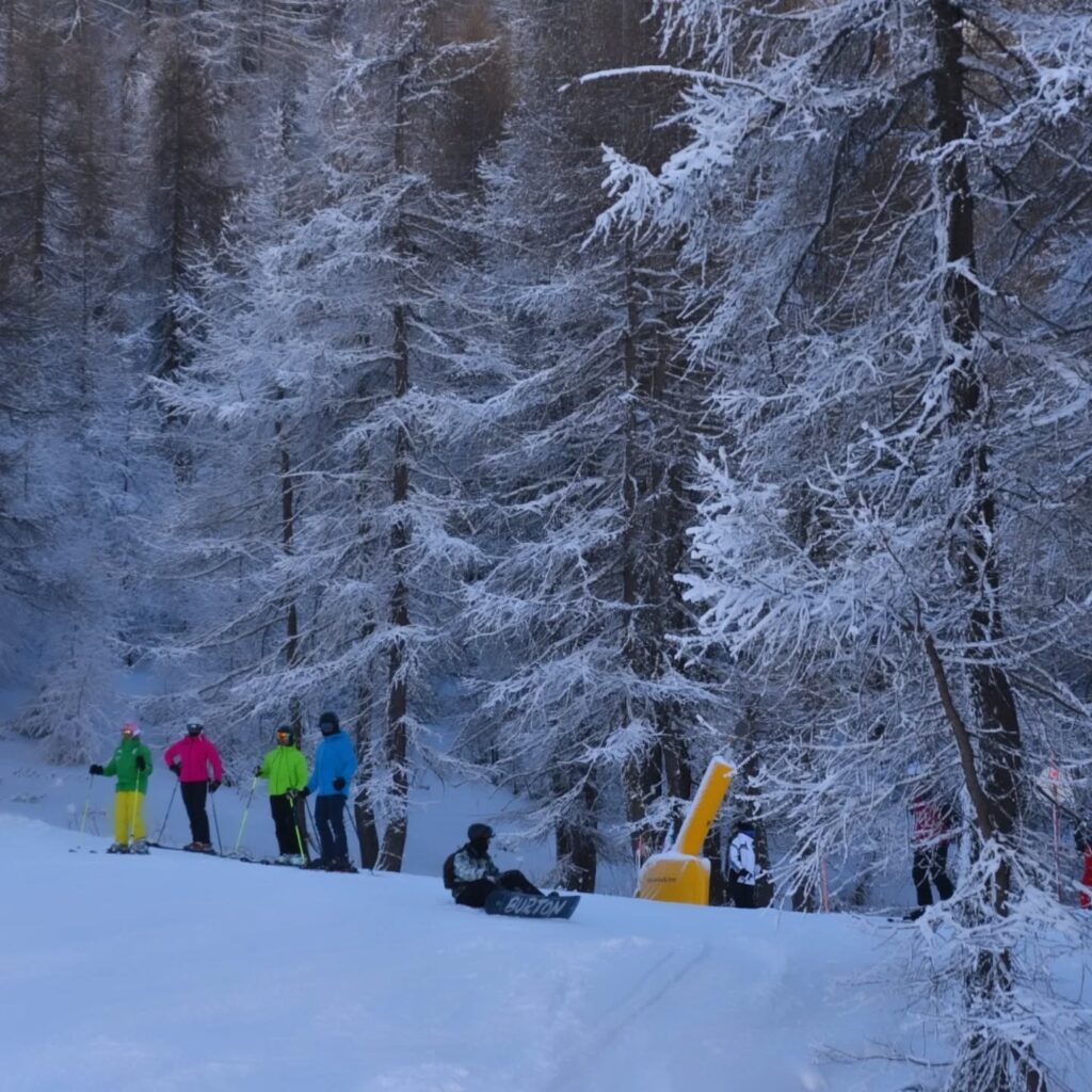 neve sestriere piemonte