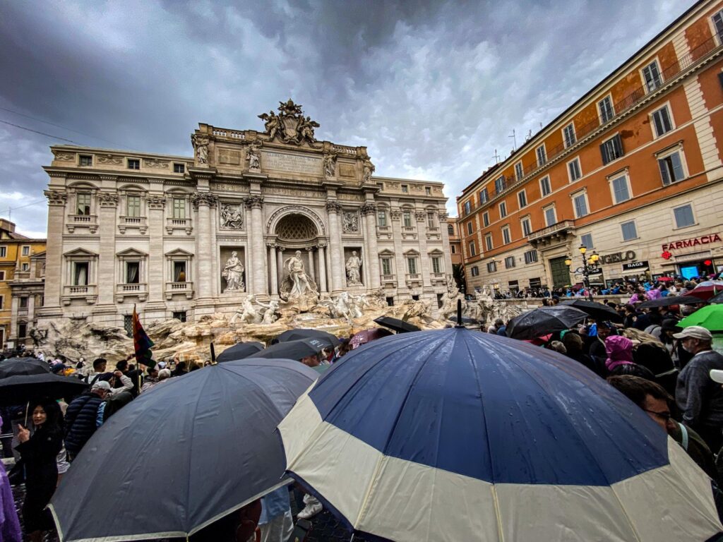pioggia maltempo roma