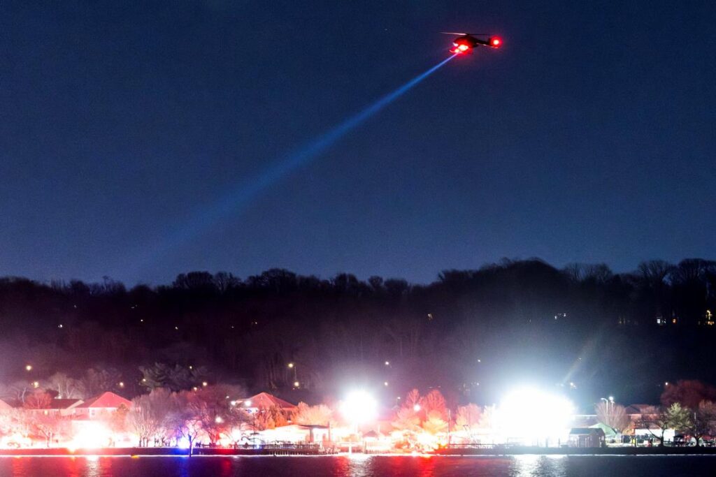 incidente aereo washington