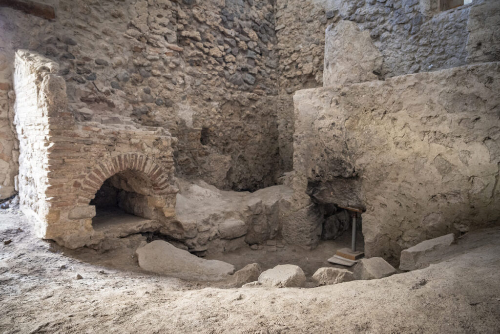 scoperta pompei terme private sala banchetto