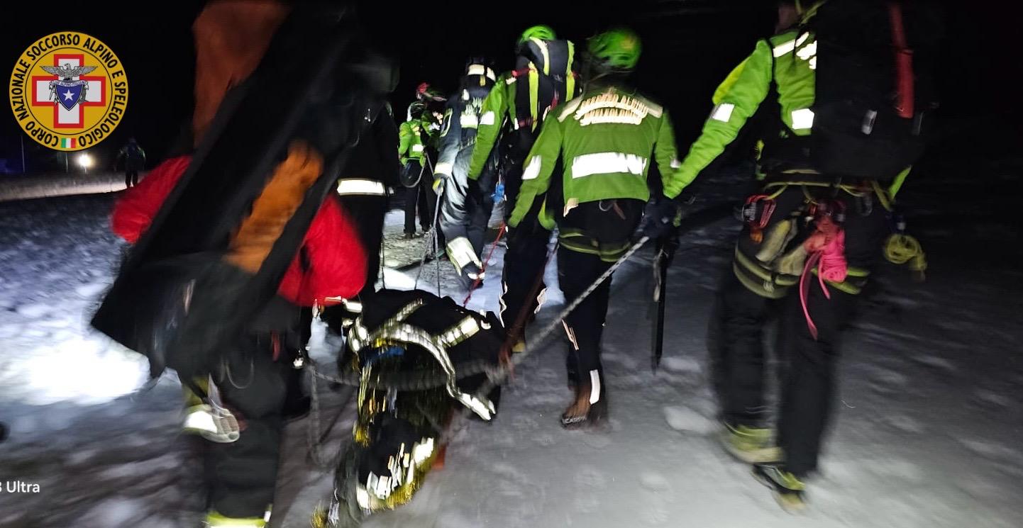 soccorso alpino notte