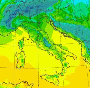 temperature massime 1 gennaio 2025