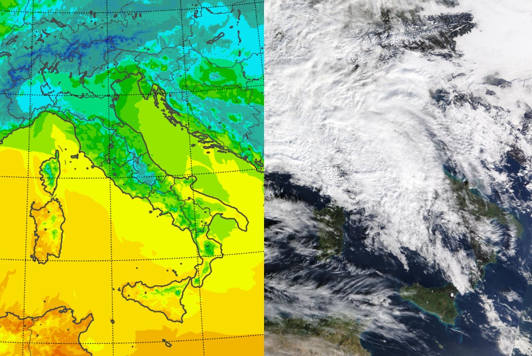 Meteo, le temperature massime di oggi: +20°C a Oristano
