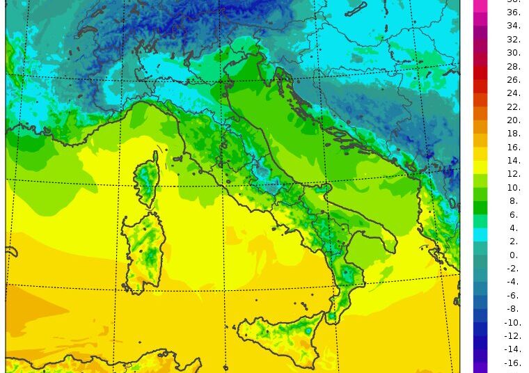 temperature massime 4 gennaio