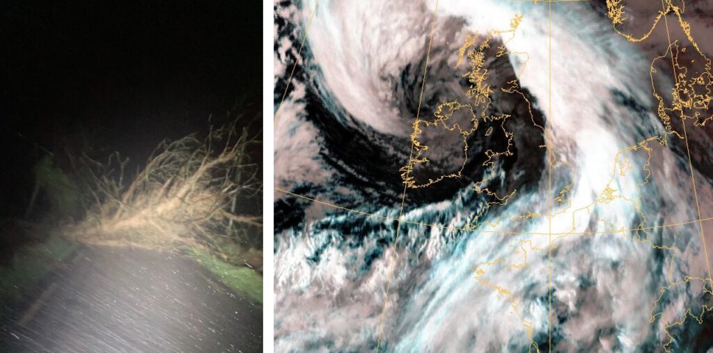 tempesta Éowyn irlanda