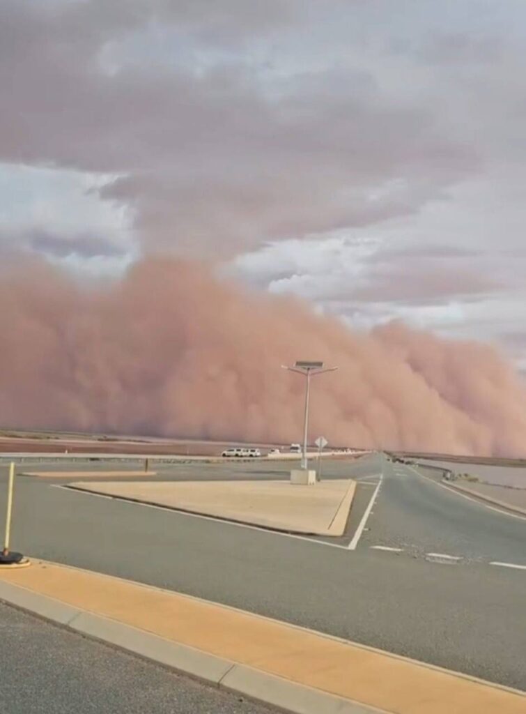 tempesta di polvere australia