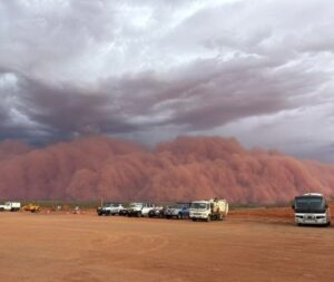 tempesta di polvere australia