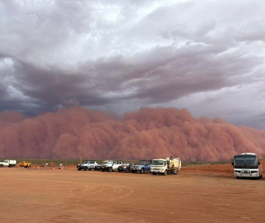 Australia, enorme tempesta di sabbia ingloba Onslow | FOTO e VIDEO