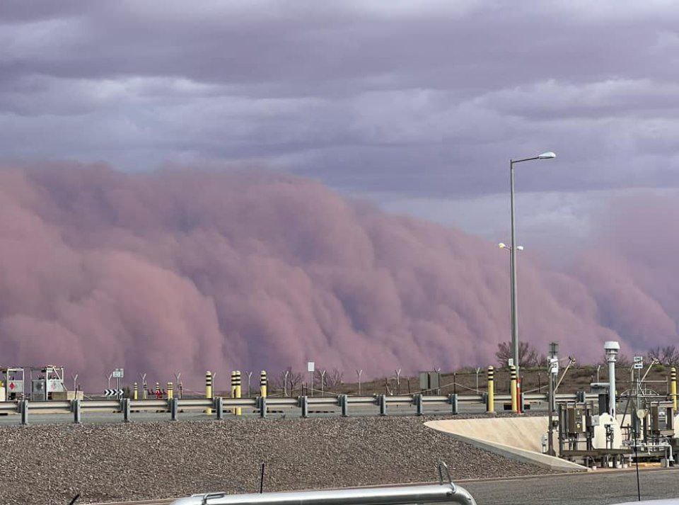 tempesta di polvere australia