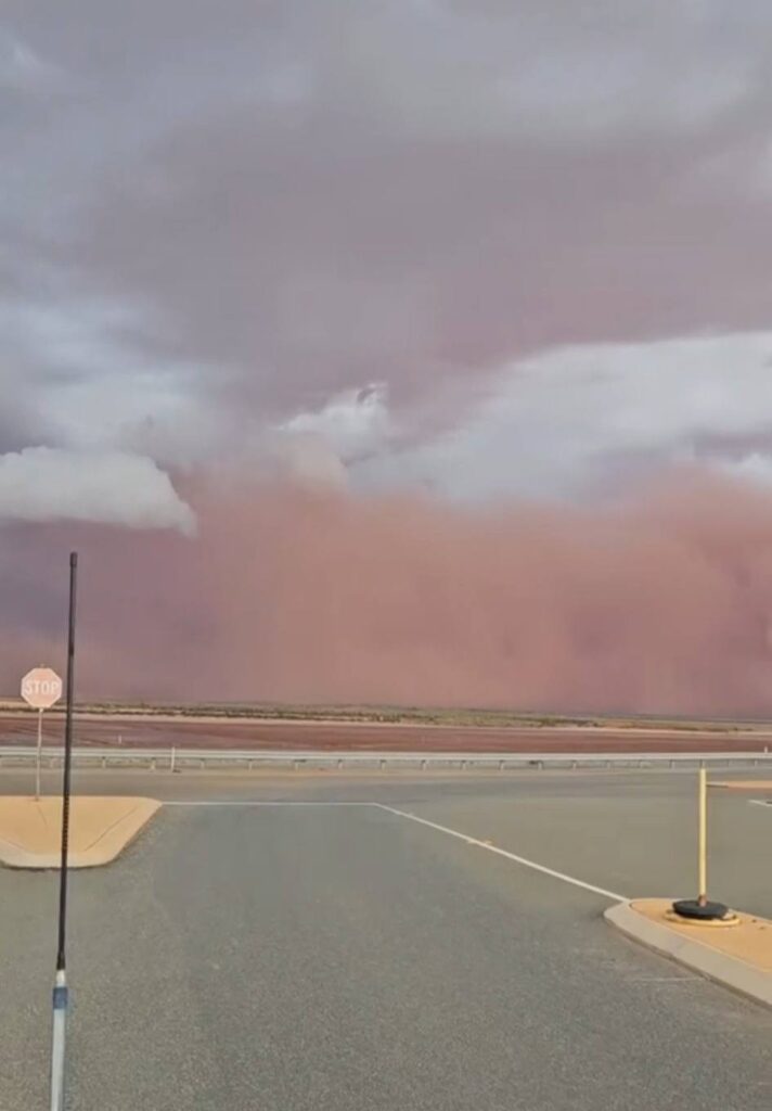 tempesta di polvere australia