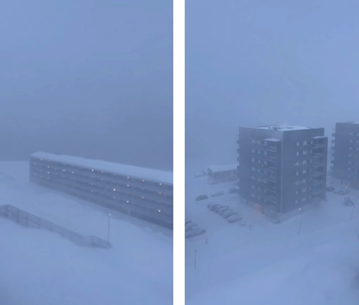 Groenlandia, tempesta di neve avvolge Nuuk | VIDEO