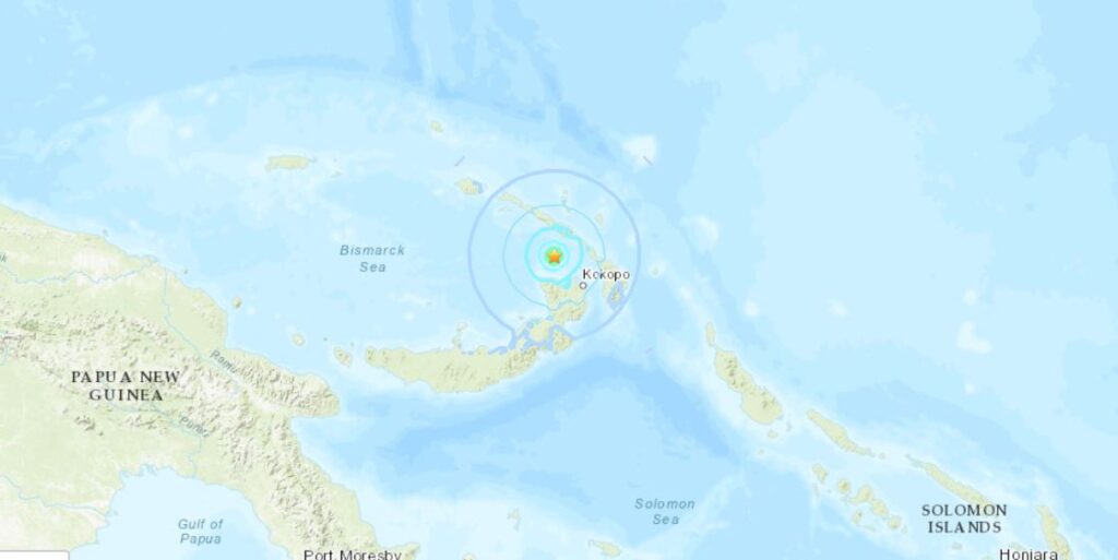 terremoto papua nuova guinea