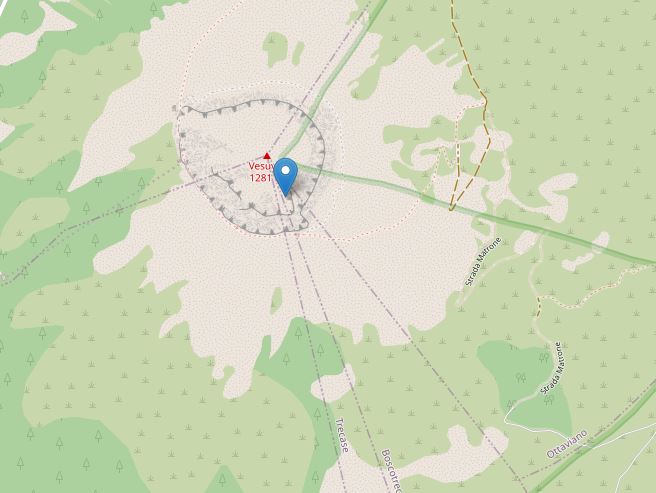 Terremoto sul Vesuvio, epicentro sul versante Sud/Est | DATI e MAPPE