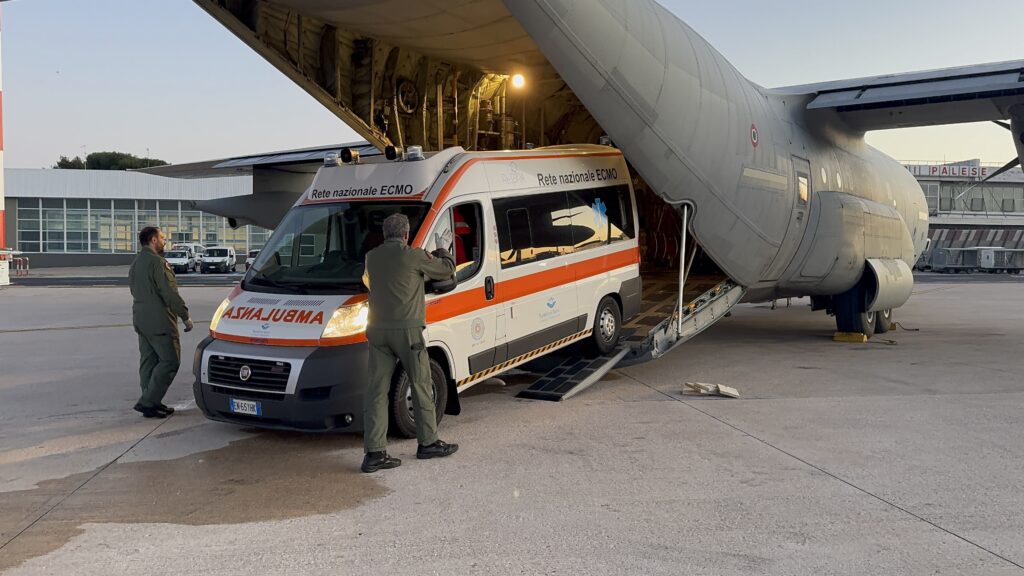trasporto sanitario aeronautica militare