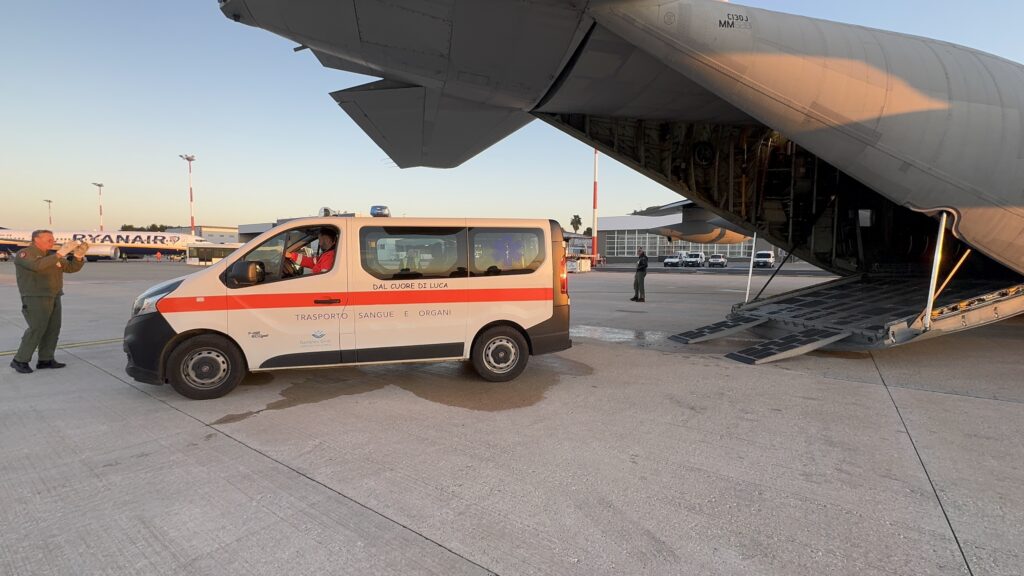 trasporto sanitario aeronautica militare