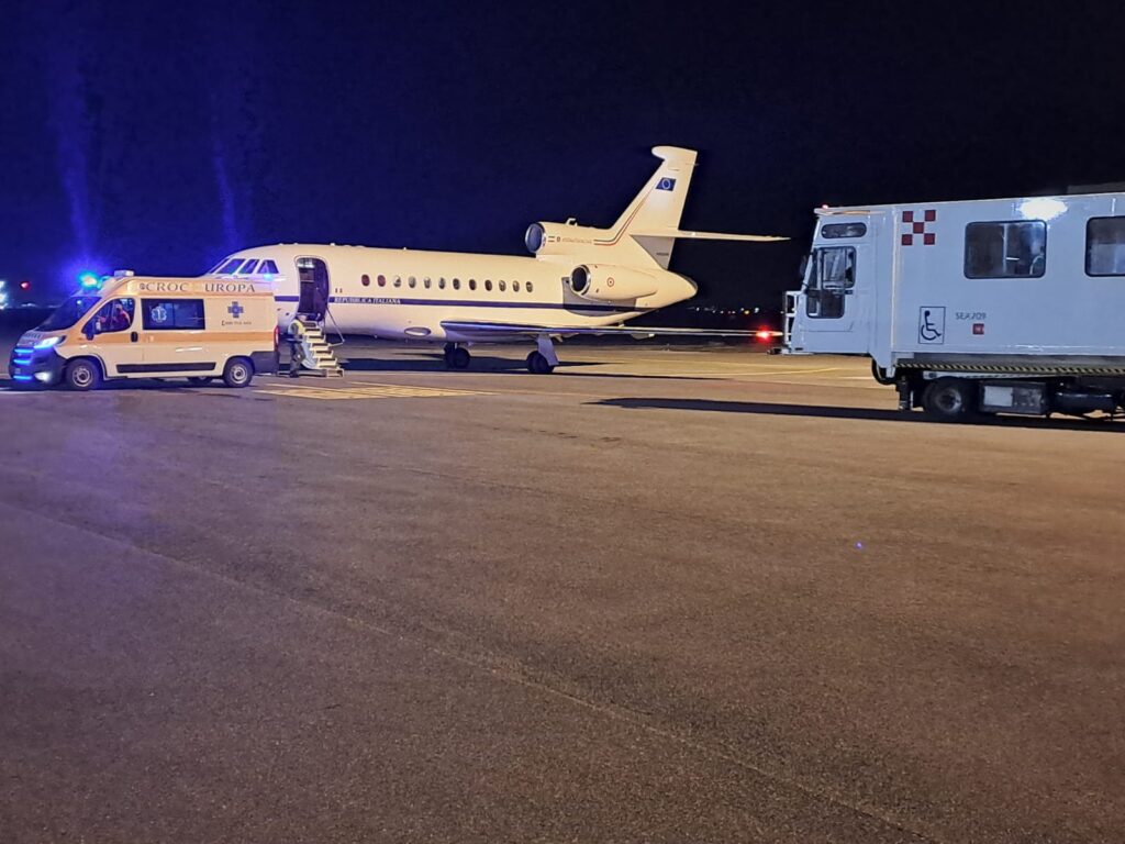 trasporto sanitario aeronautica militare