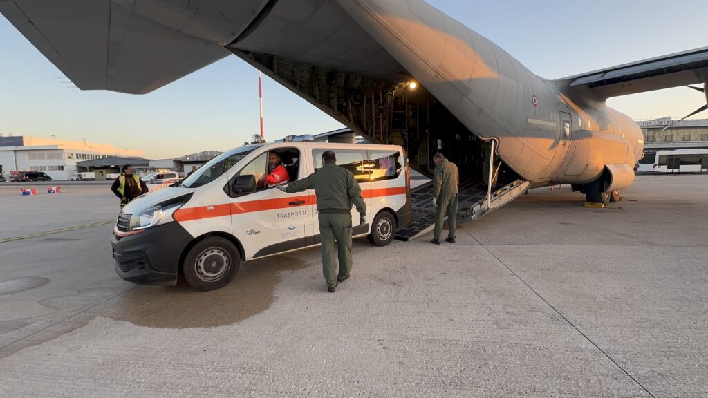 trasporto sanitario aeronautica militare