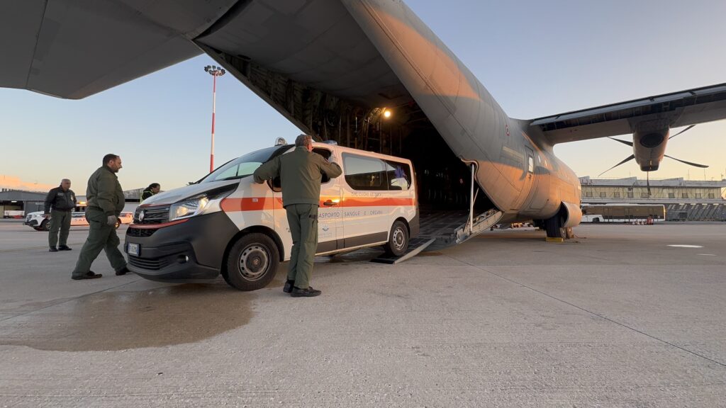 trasporto sanitario aeronautica militare