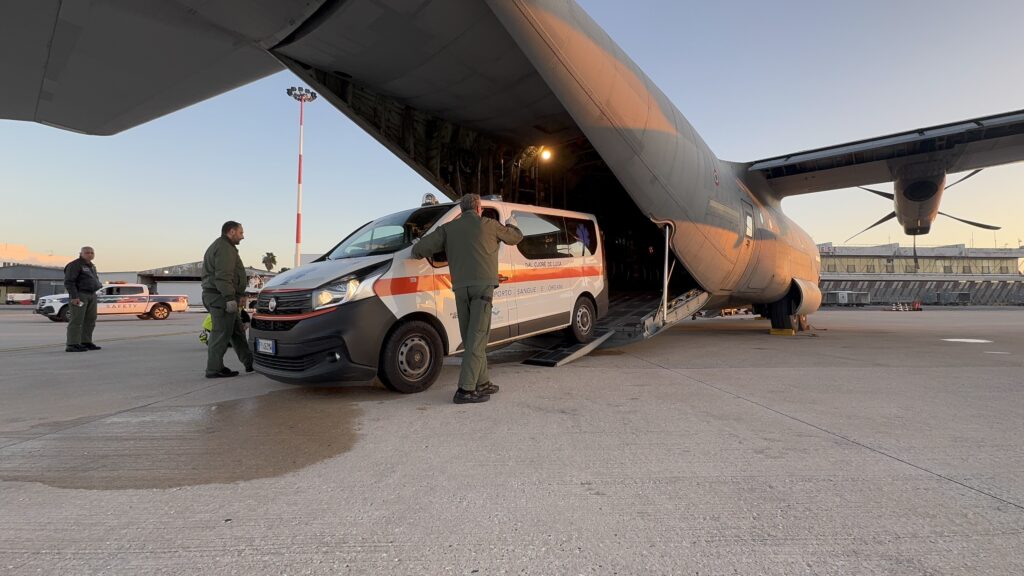 trasporto sanitario aeronautica militare
