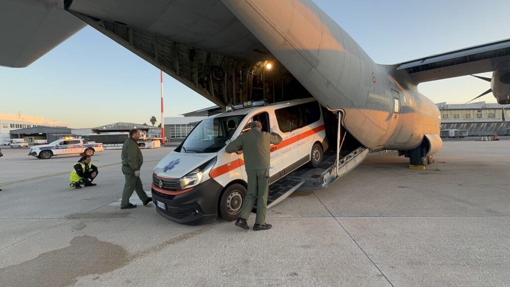 trasporto sanitario aeronautica militare