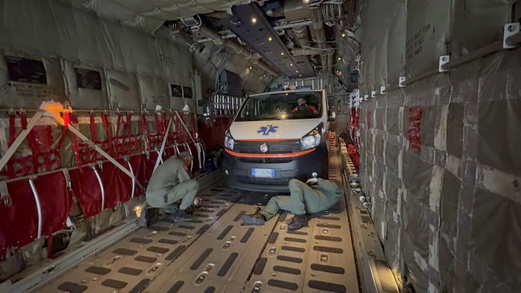 trasporto sanitario aeronautica militare