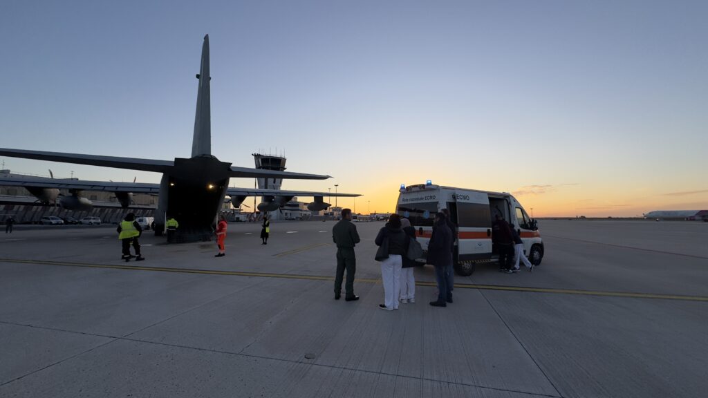 trasporto sanitario aeronautica militare