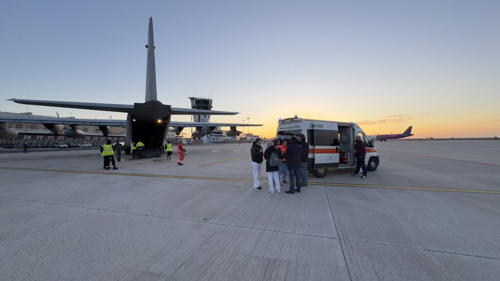 trasporto sanitario aeronautica militare