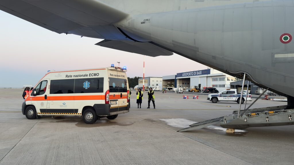trasporto sanitario aeronautica militare