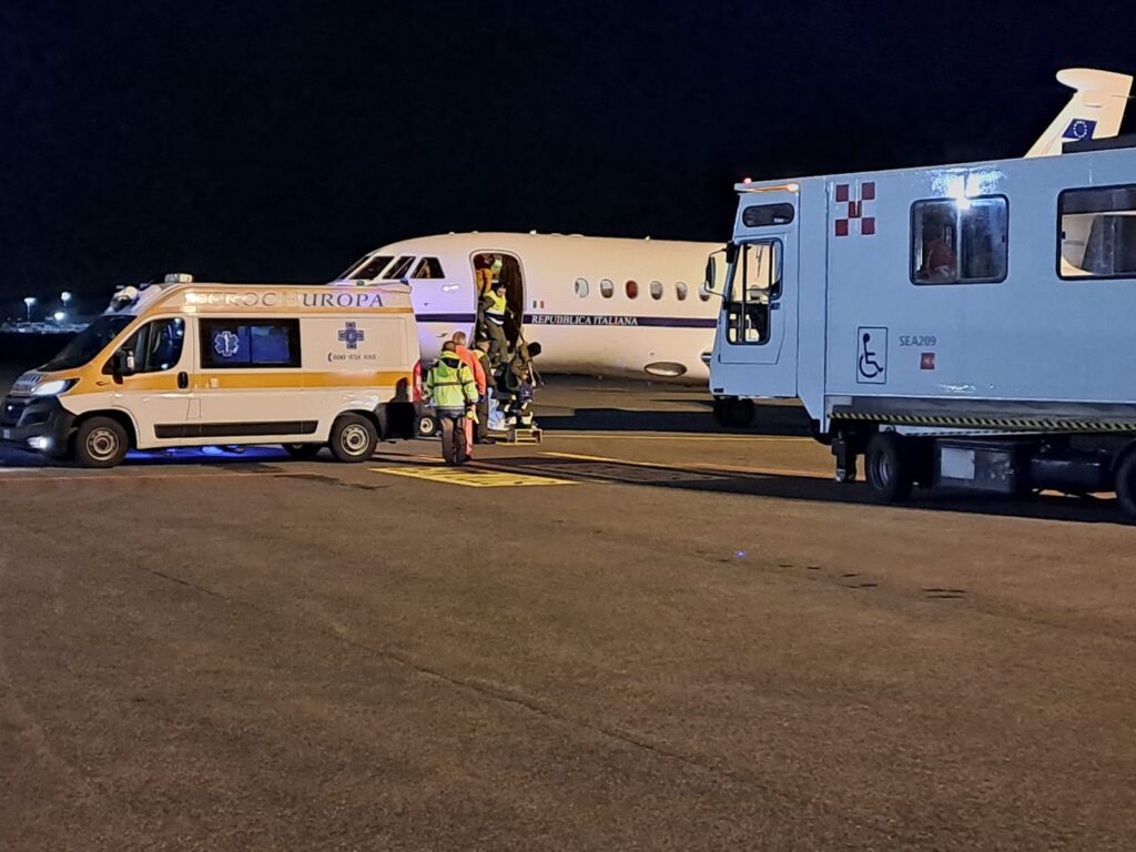 trasporto sanitario aeronautica militare
