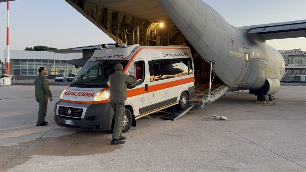 trasporto sanitario aeronautica militare