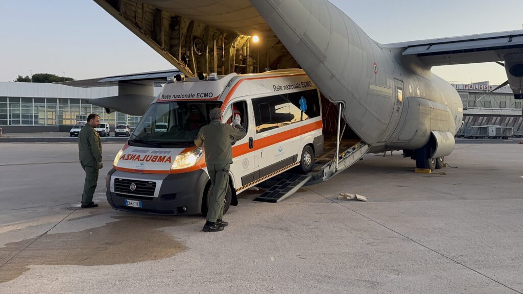 trasporto sanitario aeronautica militare
