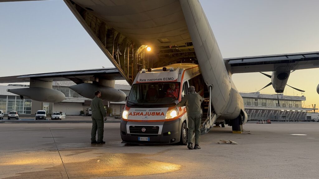 trasporto sanitario aeronautica militare