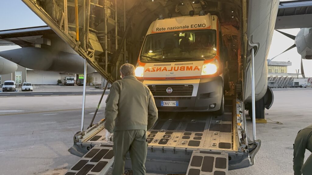 trasporto sanitario aeronautica militare