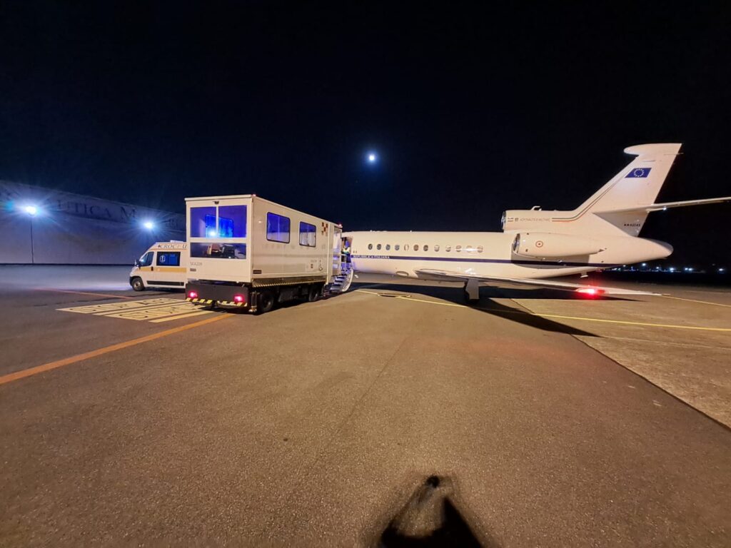 trasporto sanitario aeronautica militare