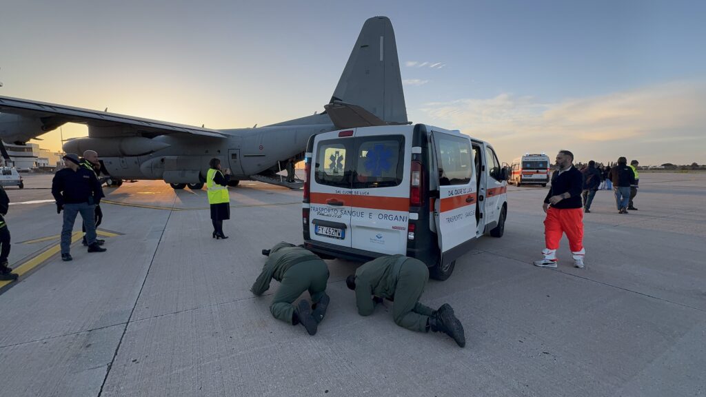 trasporto sanitario aeronautica militare