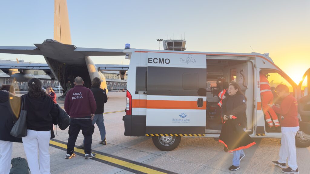 trasporto sanitario aeronautica militare