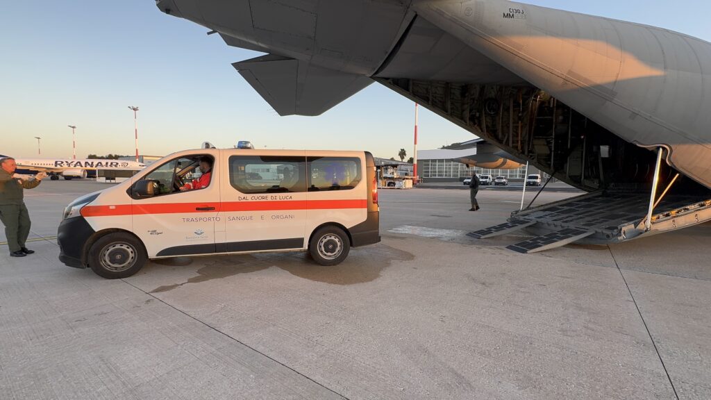 trasporto sanitario aeronautica militare